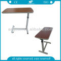 AG-OBT001 Ward room height adjust paciente comedor utilizado hospita mesa de comedor